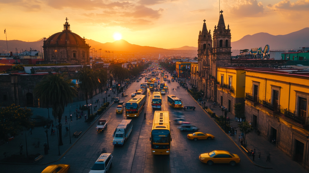 Main modes of transportation in Mexico